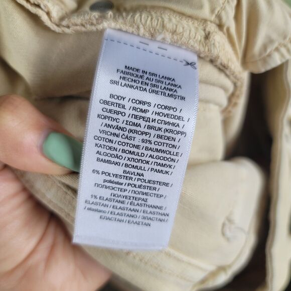 Lauren Ralph Lauren Women Mid-Rise Straight Leg Jeans Beige stretch size 10 - Picture 9 of 9